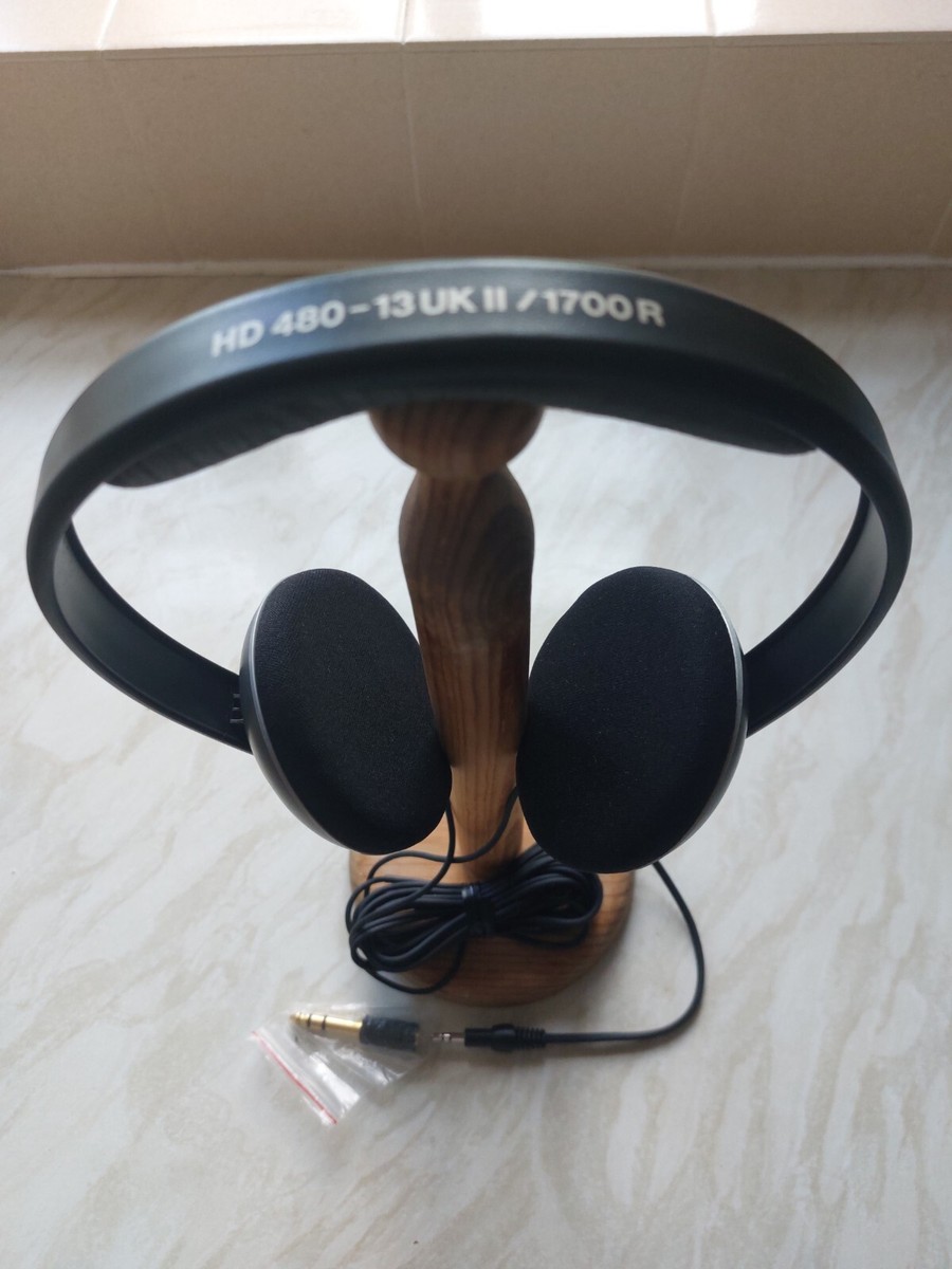Sennheiser HD 480-13 UK11/1700R headphones with new earpads