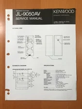 ORIGINAL SERVICE MANUAL & SCHEMATIC KENWOOD JL-9050AV SPEAKER SYSTEM D477