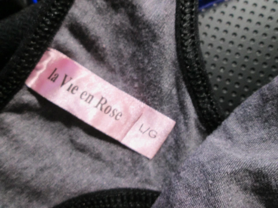 2 Nuevas Bragas Tanga 95% Algodón 💕 Talla L Conjunto de Negro + Gris con Bordes Negros Foto 4 de 4