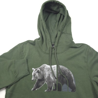 #ad The North Face Thyme Green TNF Bear Pullover Hoodie Sweatshirt Mens Medium $38.05