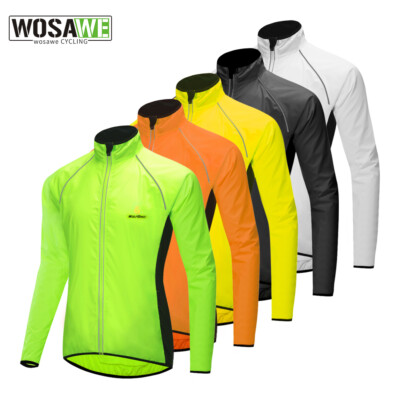 WOSAWE Winddicht Fahrradjacke Wasserdicht Mantel Trikot MTB Cycling Tops Gifts