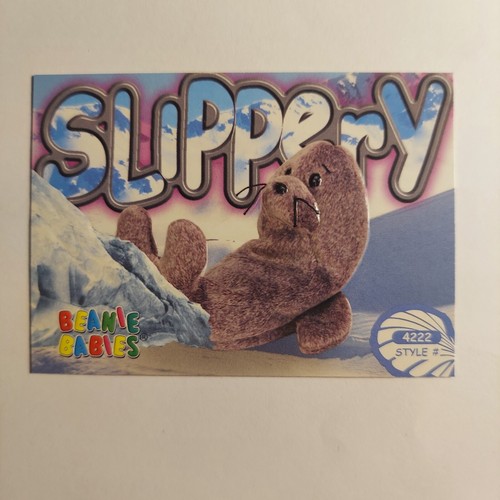 Ty Beanie Babies Slippery the Seal Trading Card 2nd Edition Series III 1999 - Picture 1 of 4
