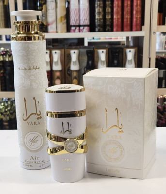 Yara Moi by Lattafa EDP 100ml + Air Freshener 300ml - Long-lasting