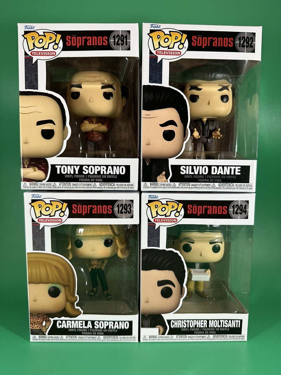 Funko Pop TV Sopranos Set - 1291 Tony 1292 Silvio 1293 Carmela