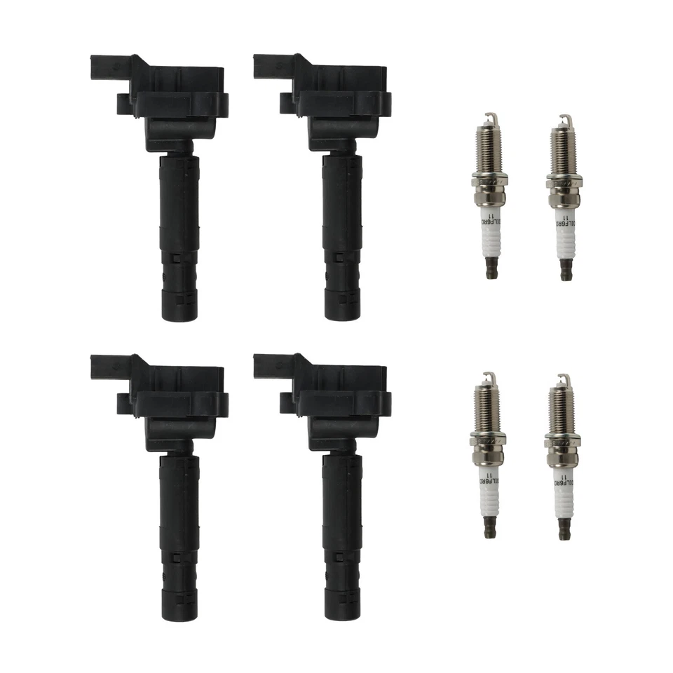 4 bobinas de encendido UF555 y bujía de iridio para Mercedes-Benz C230 CL203 W203 Foto 2 de 4