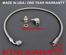 Turbo Oil Feed Line Kit DSM Eclipse 2G w/ stock Garrett T25 T28 ( To Oil Filter)