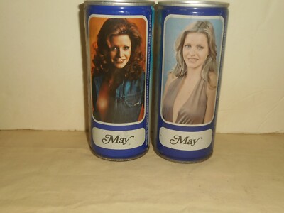 TENNENT'S Girls Beer Cans Lot ''MAY'' 440ml S/S 1977-79 (2)