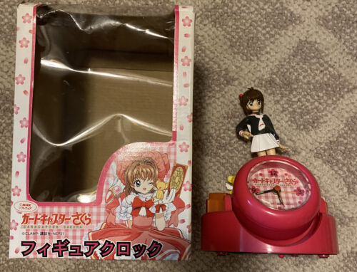 VTG Limited Edition 8" Cardcaptor Sakura Cerberus Rika Sasaki Figure Clock Anime - Picture 1 of 12