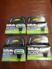 32 Gillette Body Razor Blade Refills Fits on Mach3 & Venus Handle Cartridges
