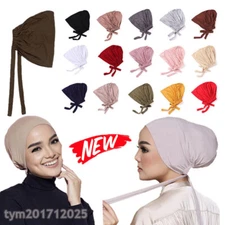Adjustable Muslim Head Scarf Inner Hijab Caps Islamic Underscarf Ninja Scarf Hat