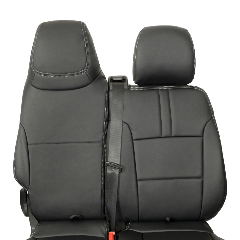 VAUXHALL VIVARO SEAT COVERS FRONT LEATHERETTE TAILORED (ALL YEARS ALL