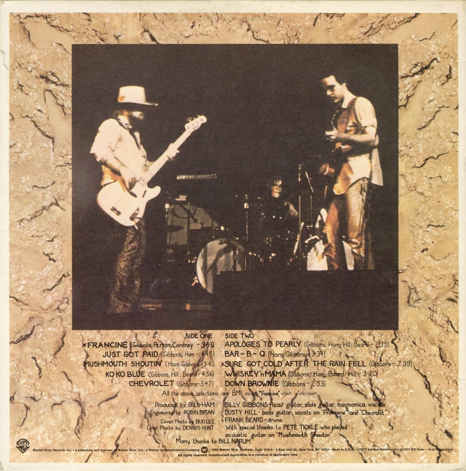 ZZ TOP - RIO GRANDE MUD (reissue) LP & Restored Music & Graphics on DVD - Image 3 of 4