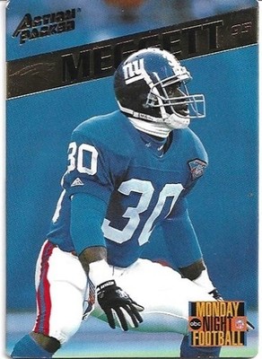 1995 Action Packed Monday Night Football - Dave Meggett #24