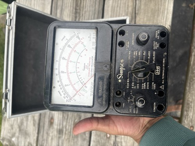 #ad Simpson Model 260 8 Analog Volt Ohm Millimeter $64.00