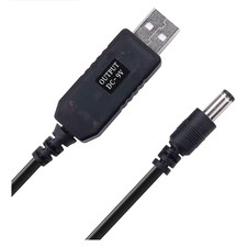 5.5 2.1Mm USB DC 5V to 12V 9V Power Cable for Router WIFI Modem Fan Adapter Wire