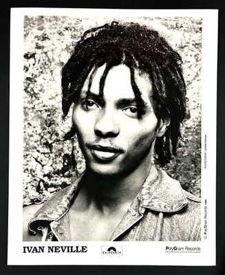 1988 Ivan Neville Primitive Man Single Record Vintage Musician Press Promo Photo
