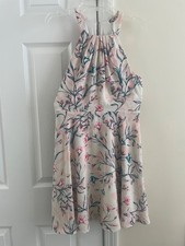 Express Floral Halter Dress