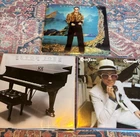 ELTON JOHN VINYL LP LOT OF 3 HERE AND THERE Greatest Hits CARIBOU VG+