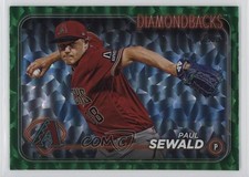 2024 Topps Series 1 Green Crackle Foil 467/499 Paul Sewald #271 sh7