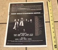 Robert Bradley's Blackwater Surprise PROMO RADIO STATION TRADE AD Poster 9x12