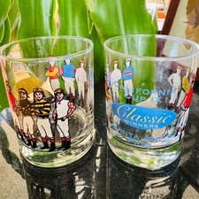 Two Classic Winners Santa Anita Park Glasses