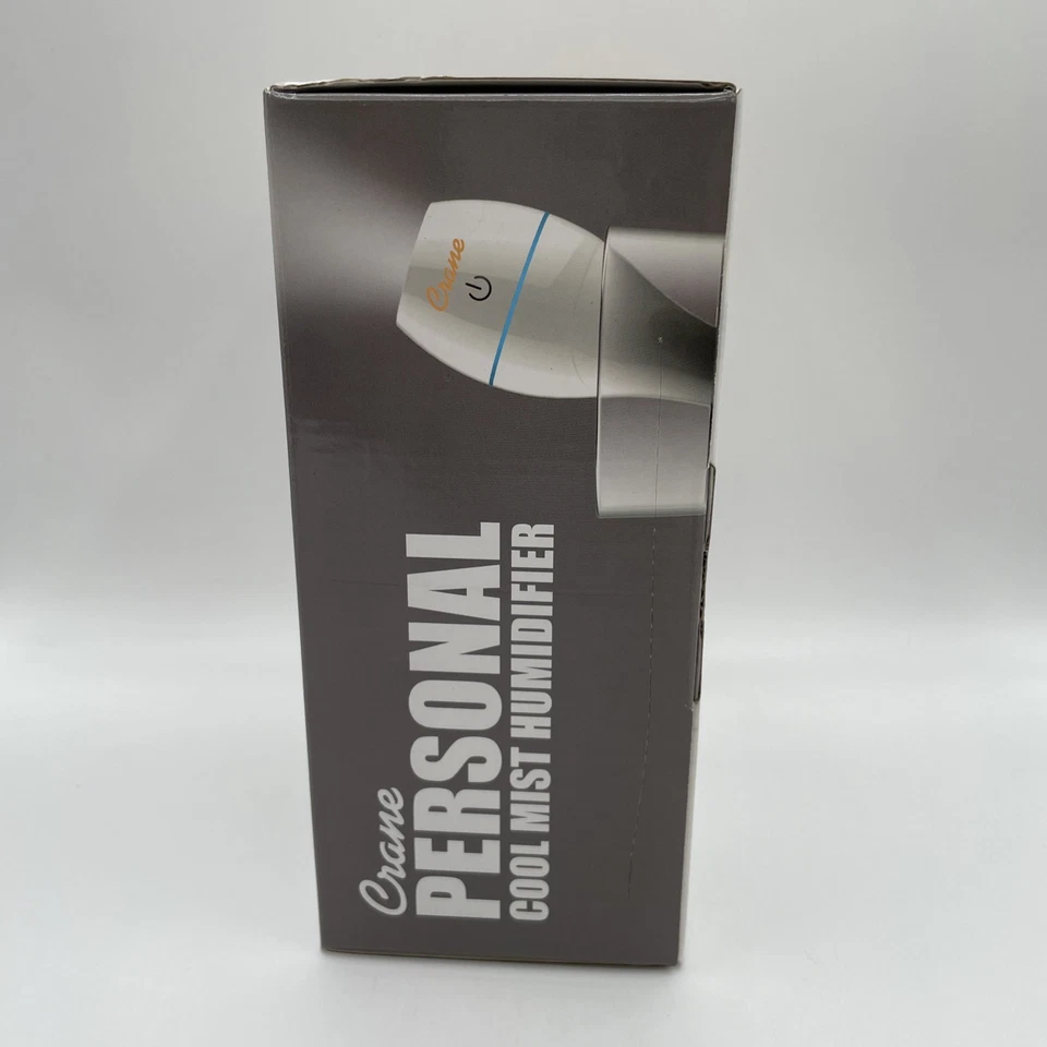 Humidificador de viaje Crane Ultrasonic Cool Mist 8 oz con 3 filtros incluidos blanco Foto 2 de 4