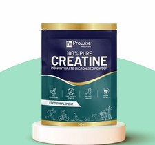 Creatine Monohydrate Powder 100 Serving 360g Pouch 100% Pure Micronised Creatin