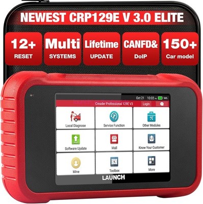 2026 LAUNCH CRP129E V3.0 Profi KFZ Diagnosegerät Auto OBD2 Scanner TPMS EPB SAS*