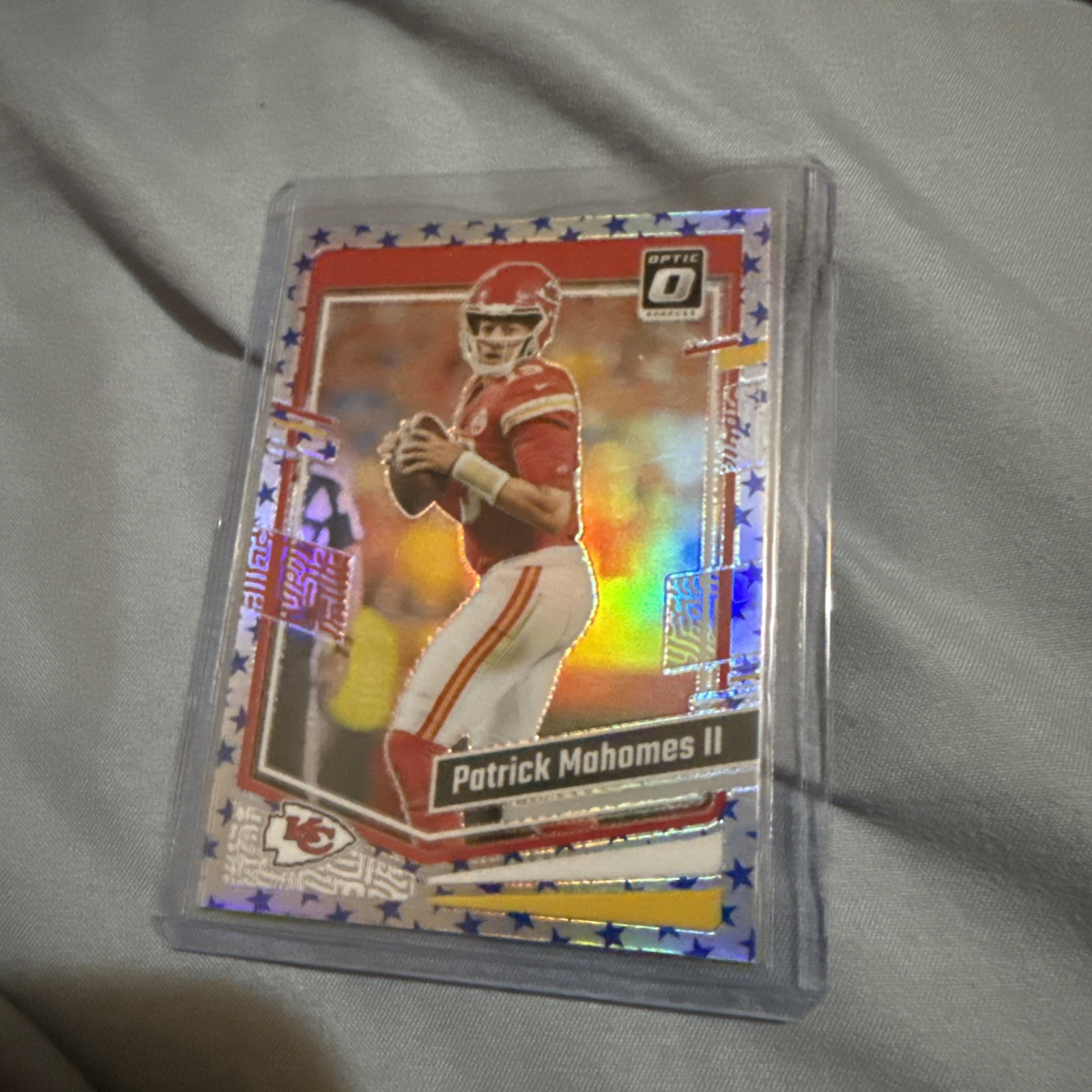 2023 Panini Donruss Optic Blue Stars Prizm #93 Patrick Mahomes II (SSP) Chiefs