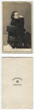 HANDSOME MAN IN PENSIVE POSE, CDV    .Mason photographer