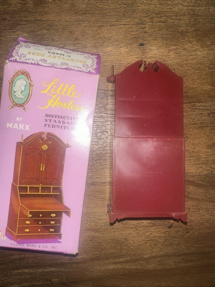 Little hostess by Marx secretary desk Miniature Doll House Dollhouse Furniture - Image 4 of 4