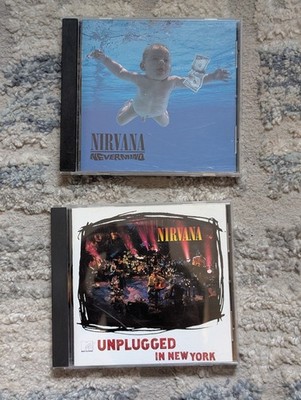 Nirvana - 2 CD lot - Nevermind & MTV Unplugged In New York