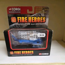 Corgi Diecast Fire Heroes Emergency 911 NYPD Huey UH1B Helicopter CS90247 Boxed