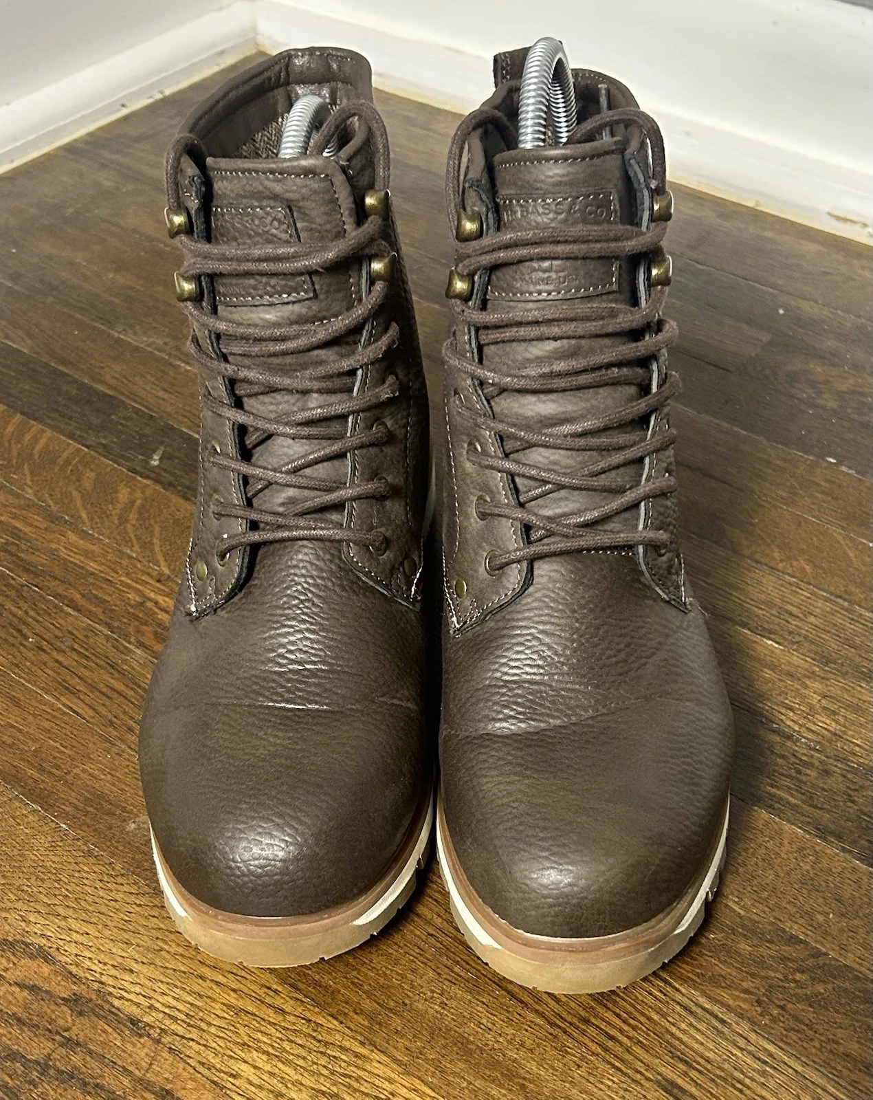 Men’s GH Bass & Co. Brown Lace Up Boots Size 9 Outdoors Hiking Camping