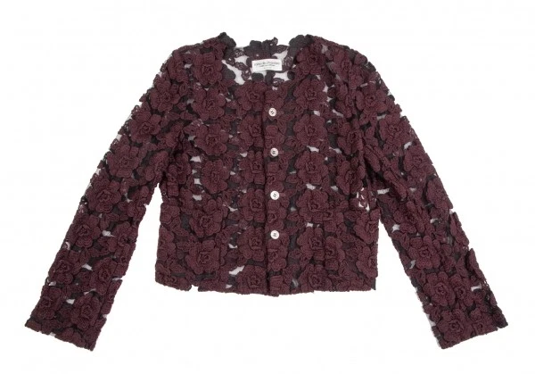 халат de chambre COMME des GARCONS вышивка тюль куртка размер S-M (K-123533) - Изображение 2 из 4