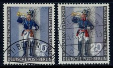 Berlin Nr. 120 a + b gestempelt dabei die a-Farbe gepr&uuml;ft Schlegel BPP 867