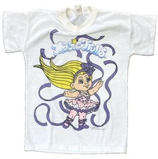 VINTAGE Authentic Magic Trolls Kids Size 4 T-shirt Ballerina Graphic MADE IN USA