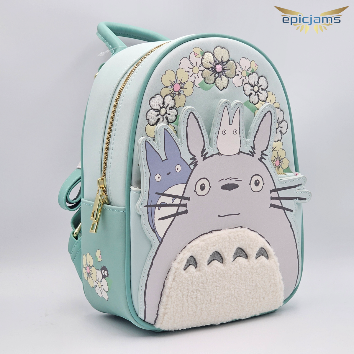 Studio Ghibli My Neighbor Totoro Flowers Floral Green Mini  display picture 2
