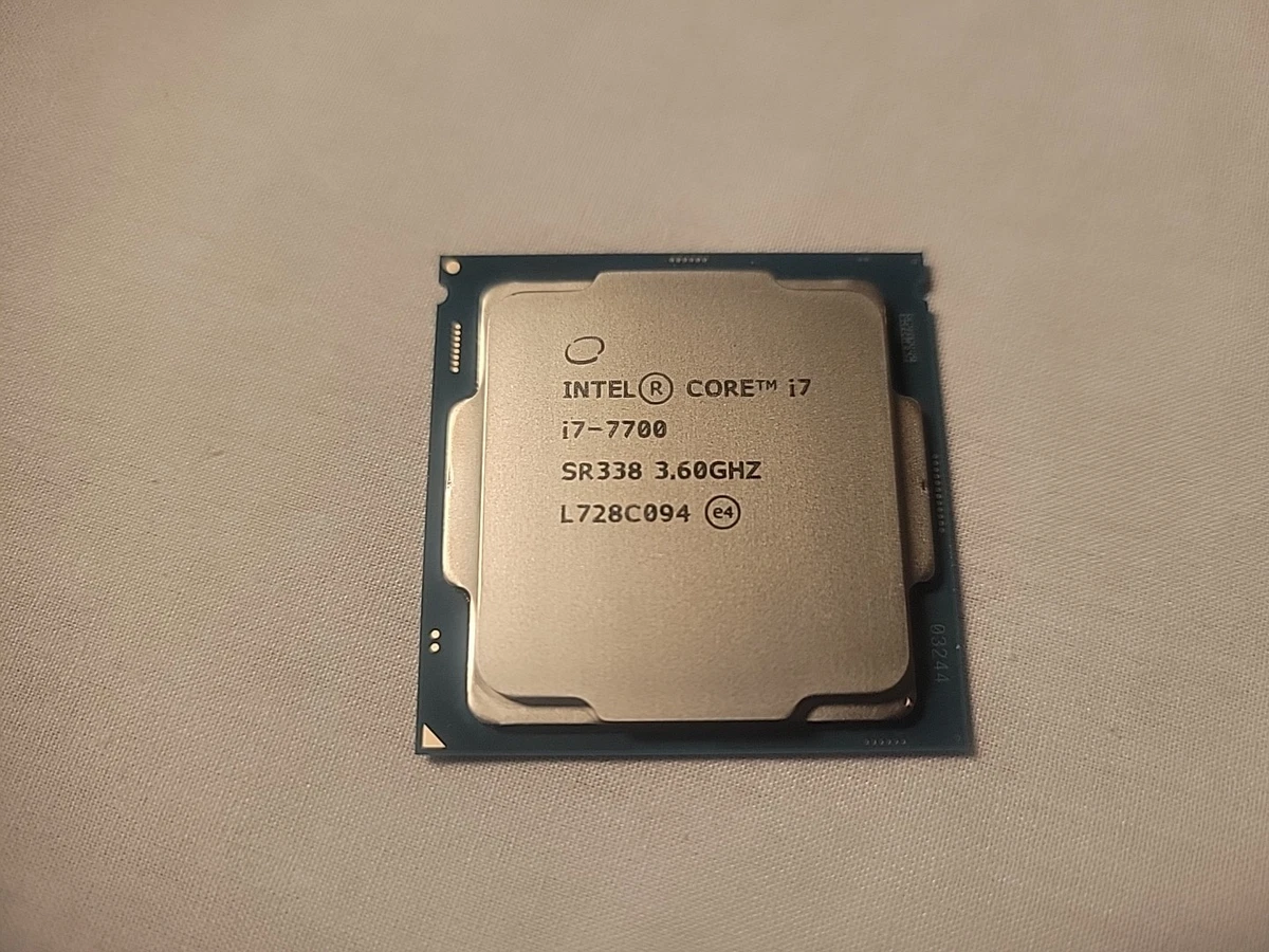 Core i7 7th Gen. Intel Core i7-7700 Processor Model LGA 1151/H4