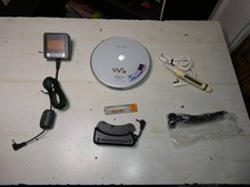 SONY CD Walkman D-NE730 Portable CD Player w/ Accessories Japan Tested MG01 1.5