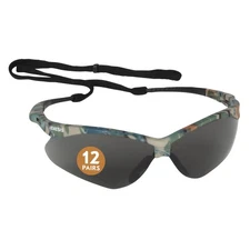 KleenGuard V30 Nemesis Safety Glasses (22609), Smoke Anti-Fog Lens, Camo Fram...