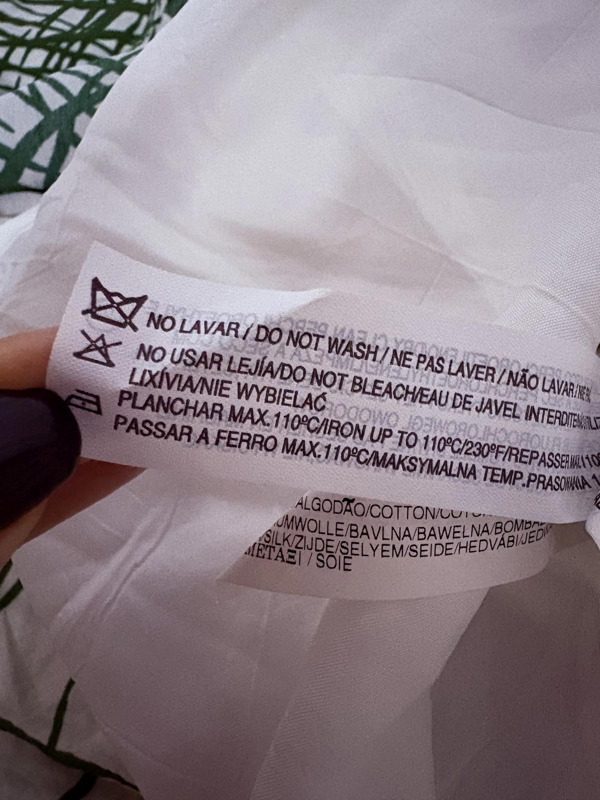 Zara Basic Cream Green Patterned Sleeveless Cross… - image 10