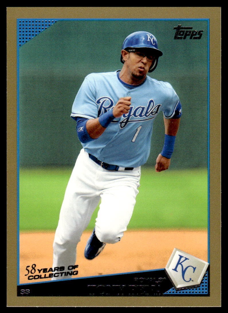 2009 Topps Tony Pena #348 Gold Parallel #'d 1499/2009 Kansas City Royals