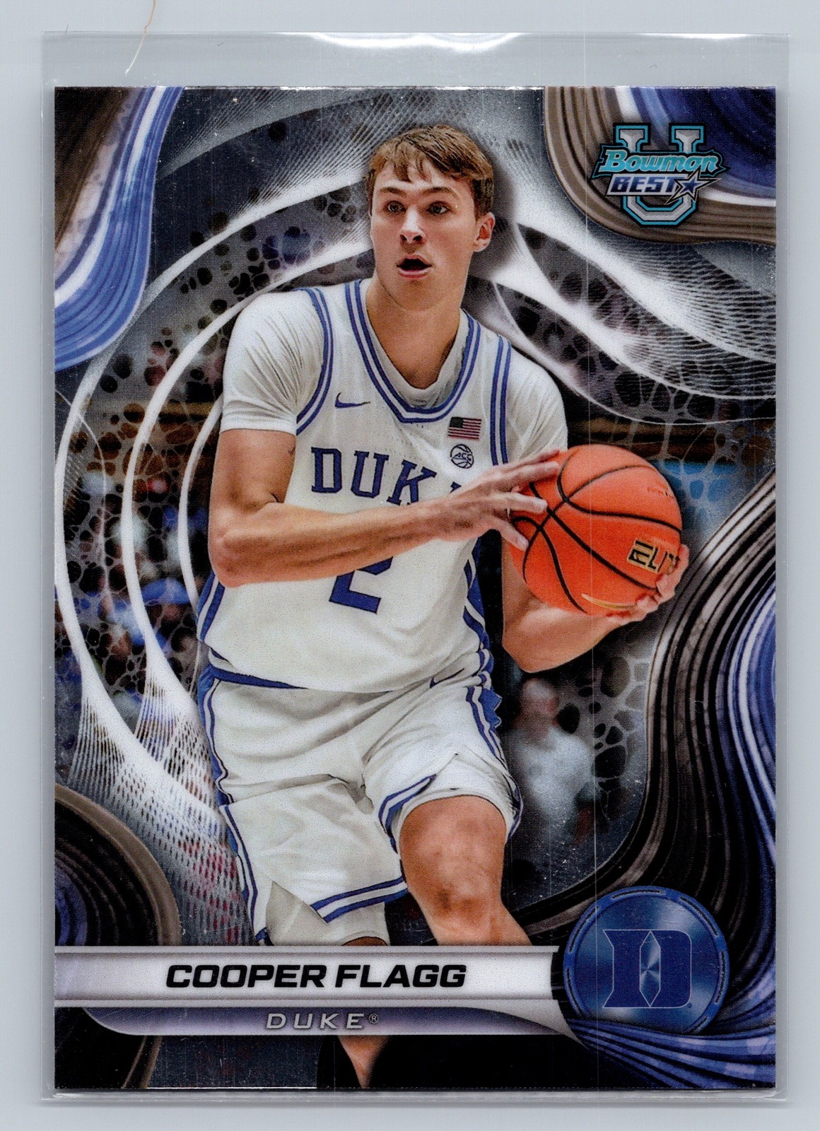 2024-25 Bowman's Best University #16 Cooper Flagg Shimmer Refractors