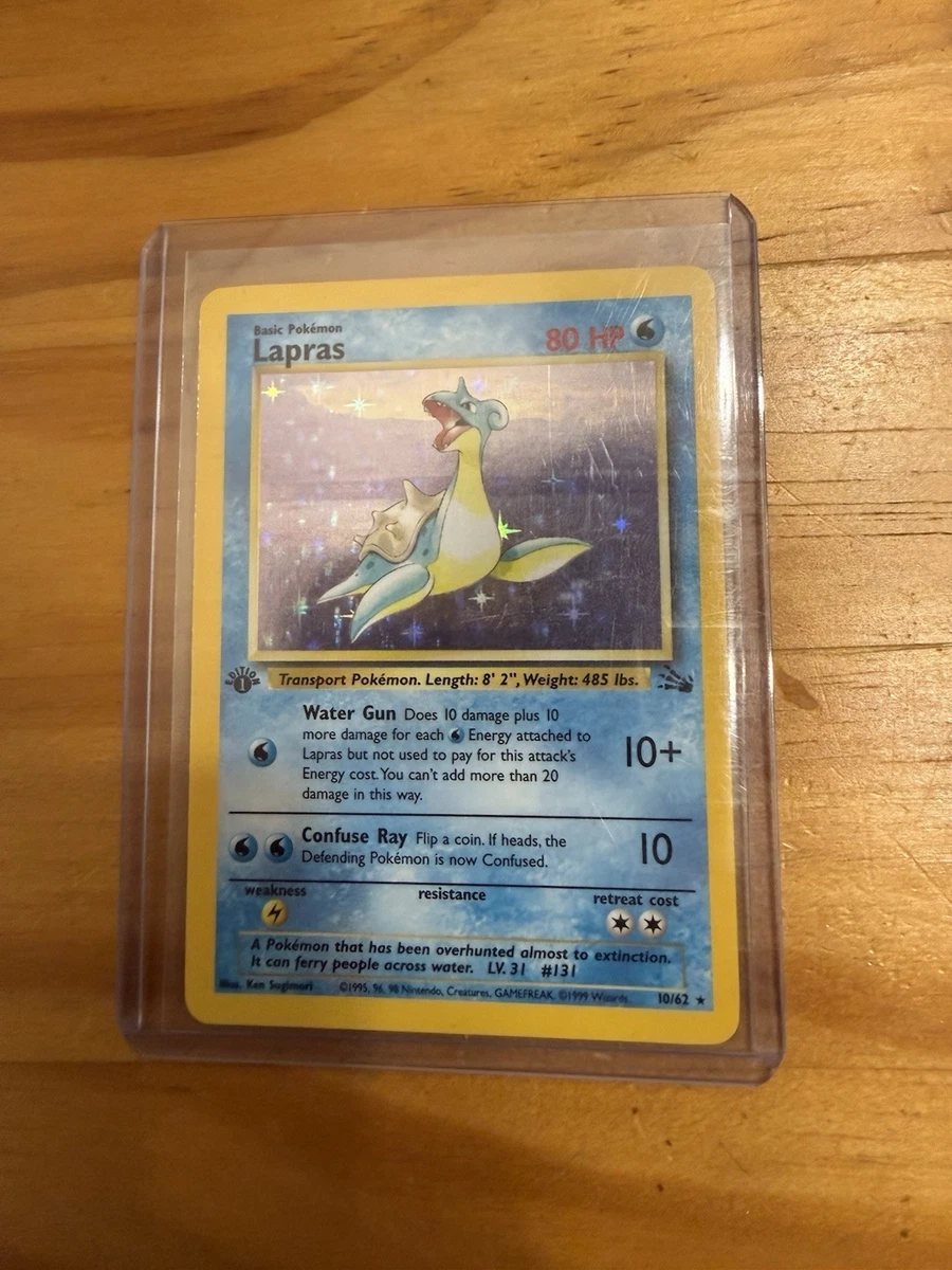 Pokémon Lapras Pokémon TCG Holo Rare Individual Collectible Card Game Cards  for sale