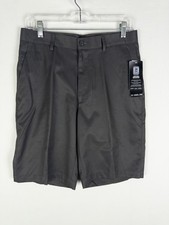 NWT PGA Tour Pro Series Golf Shorts Mens 30 Charcoal Herringbone Tour Performanc
