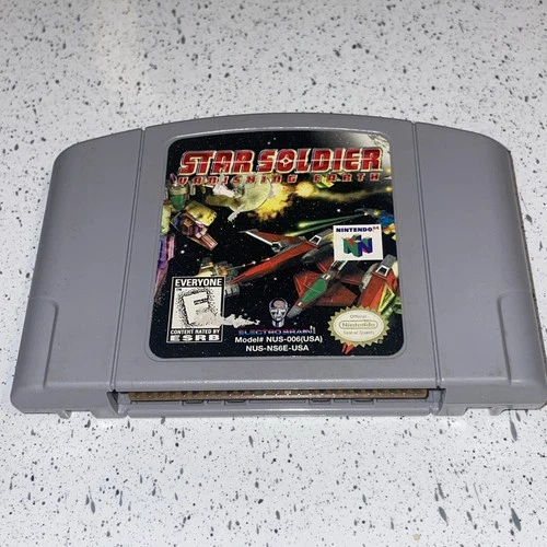 Star Soldier Vanishing Earth Nintendo 64 N64 Authentic Rare Tested And Working