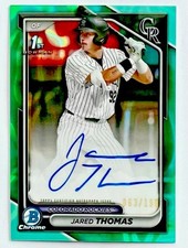 Jared Thomas Bowman 2024 Aqua Lava Refractor /199 Auto