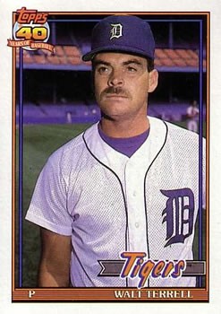 1991 Topps #328 Walt Terrell