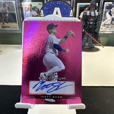 2024 LEAF ELECTRUM AUTO Pink #BAMS1 MATT SHAW 1/10 First on Print!!
